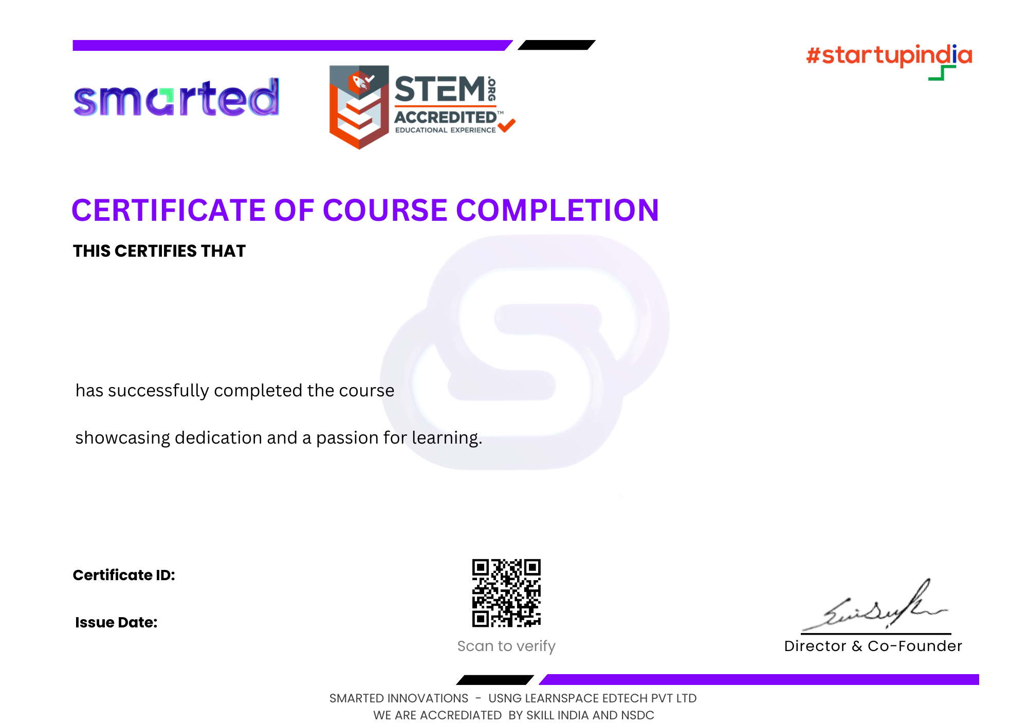 Course Certificate